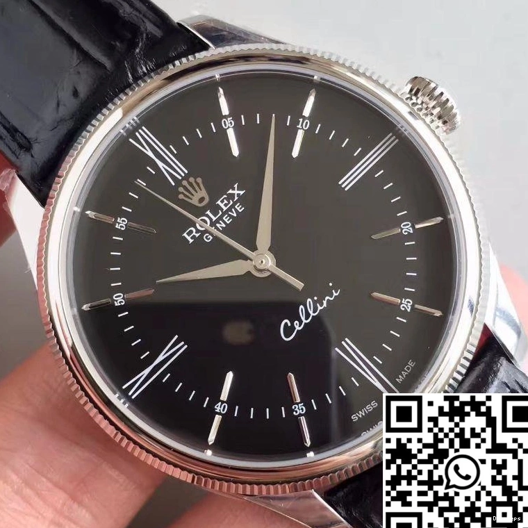 Factory MKS Cellini 50509 V4 Rolex Black Dial 1121